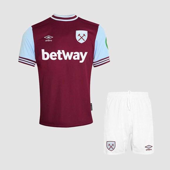 Camiseta West Ham Primera equipo Niño 2024-25